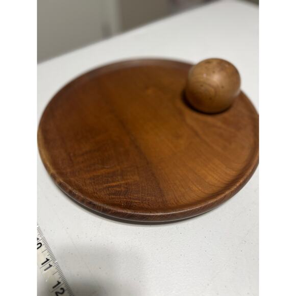 Vtg House of Myrtlewood Appetizer Cocktail Party Serving Tray Toothpick Holder - Picture 3 of 9